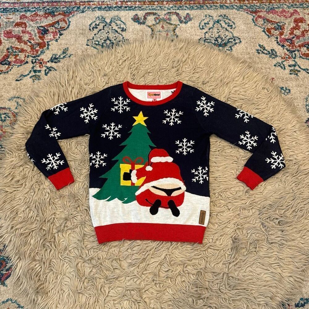 Tipsy Elves Christmas Holiday Naughty Santa Ugly Sweater size medium